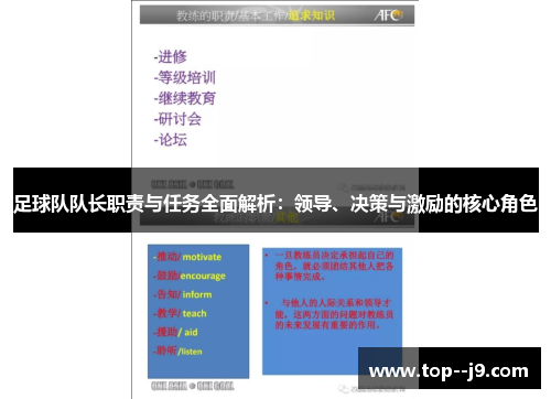 足球队队长职责与任务全面解析：领导、决策与激励的核心角色